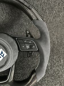 Volant de course personnalisé en fibre de carbone véritable Z Smart LED pour Seat <span class=keywords><strong>Cupra</strong></span> Leon Tavascan Terramar Formentor Born Ateca - Product Image 3