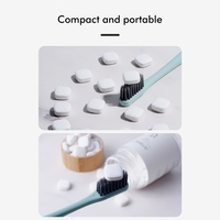 60 comprimés/sachet de dentifrice solide probiotique à base d'ingrédients végétaux, respectueux de l'émail, pour un nettoyage doux des dents sensibles