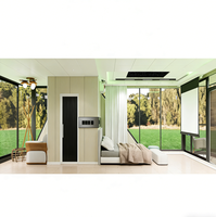 Capsule hôtelière modulaire personnalisable à 2 chambres, maison conteneur avec cuisine et salle de bain, vente en gros directe usine