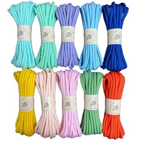 Cordon de porte-clés 5M*5mm, accessoires faits main pour pendentifs DIY, cordon en polyester pour breloques de sac DIY