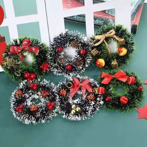Factory Direct <b>Wreath</b>, Xmas Decorations, Christmas Tree & Front Door Hanging <b>Wreath</b> Ornaments for Holiday Decor - Product Image 1