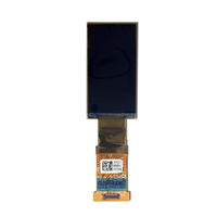 Panel LCD tampilan OLED MIPI 1.5 inci 120*240 IPS kecil dapat ditekuk fleksibel layar AMOLED 1.5 inci untuk Smartband melengkung