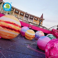 Gonflable Neuf Planètes Univers Espace Jupiter Air Modèle Ballon pour Exposition Publicité Science Éducation Durable
