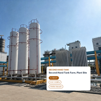 Réservoir de stockage cryogénique d'occasion 10m³ isolé sous vide pour Oman, Koweït, dessalement, usine de gaz industrielle, gaz urbain