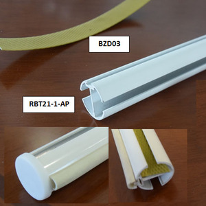 Persianas enrollables de aluminio, Riel de cortina de diseño silencioso, accesorios para persianas enrollables, venta al por mayor - Product Image 4