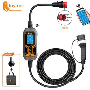 Chargeur rapide AC pour véhicules électriques, 16A, 11kW, 380V, Type 2 IEC 62196-2, IP66, triphasé, pour plusieurs véhicules - Product Image 1