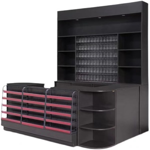 Cassa di legno cassa cassa vendite contatore progetta super mercato contatore intelligente magnete casse - Product Image 2