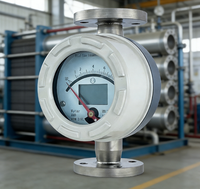 Flange Gas Cairan Korosif Dn50 Harga Pabrik Murah Flange Kimia Klorin Rotameter Logam Pengukur Aliran Gas Hidrogen