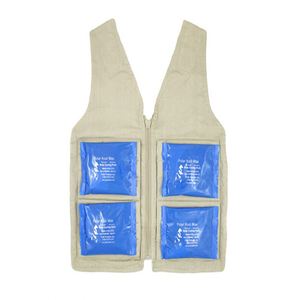 Gilet de refroidissement neuf pour hommes et femmes, avec poches à glace, vêtement de sécurité pour les travailleurs, gilet de refroidissement liquide ultra-froid pour activités de plein air - Product Image 4
