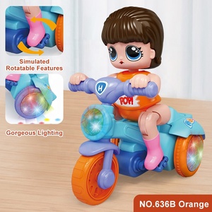 Jouet électronique personnalisé modèle électronique <span class=keywords><strong>de</strong></span> tricycle dessin animé <span class=keywords><strong>pieds</strong></span> sur tricycle voiture jouet avec musique lumières jouet jeu amusant voiture à retirer - Product Image 4