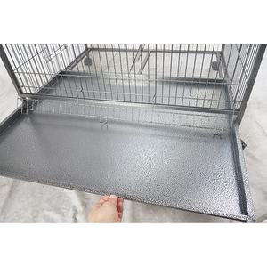 Büyük kediler için en iyi fiyat açık evcil hayvan kafesi <span class=keywords><strong>Metal</strong></span> ve demir inşaat ile hayvan desen plastik tepsi palet içinde paketlenmiş - Product Image 6