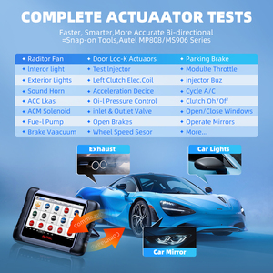 เครื่องมือวินิจฉัยรถยนต์ Autel Maxicom Mk808Z Mk808 Mx808 เครื่องสแกนรถยนต์ เหมือนกับ Maxicom Mk808S เครื่องมือวินิจฉัย <span class=keywords><strong>OBD2</strong></span> - Product Image 4