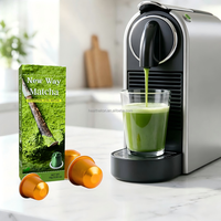 Kapsul Matcha Murni Alami Kompatibel dengan Nespresso Grosir Label Pribadi Produsen Kapsul Teh Hijau Sumber Langsung