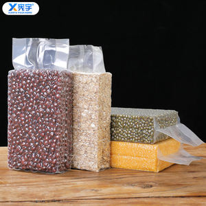 Sac sous vide en brique de riz en nylon de qualité alimentaire clair Pa/pe en plastique thermoscellable pour céréales grossières - Product Image 1
