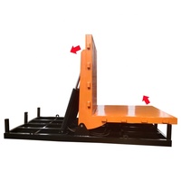 Machine de retournement de pierres hydraulique à 90 degrés ZHONGXIANG avec pompe et moteur, table tournante 1500x1500mm, capacité 1t-15t, garantie 1 an