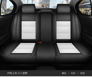 Fundas de Asiento de Coche de Lujo con Cobertura Total, Almohadas de Espuma Viscoelástica, Cuero Nappa, Ajuste Universal para Todas las Estaciones, Cojín para Asiento de Coche para 5 Plazas - Product Image 6