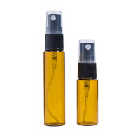 Flacon de parfum 5ML 10ML 15ML, flacon pulvérisateur en verre transparent, flacon pulvérisateur en plastique, flacon à fine brume