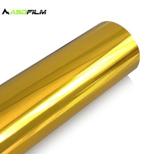 Film de changement de couleur de voiture en PVC brillant plaqué or, film de peinture de véhicule, film de protection de peinture, film vinyle <span class=keywords><strong>anti</strong></span>-jaunissement, autocollants de voiture - Product Image 2