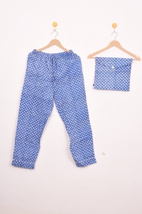 Nuevo conjunto de pijama floral estampado a mano para mujer, ropa de dormir, top de manga larga con botones, pantalones con cintura elástica, ropa de estar por casa - Product Image 6