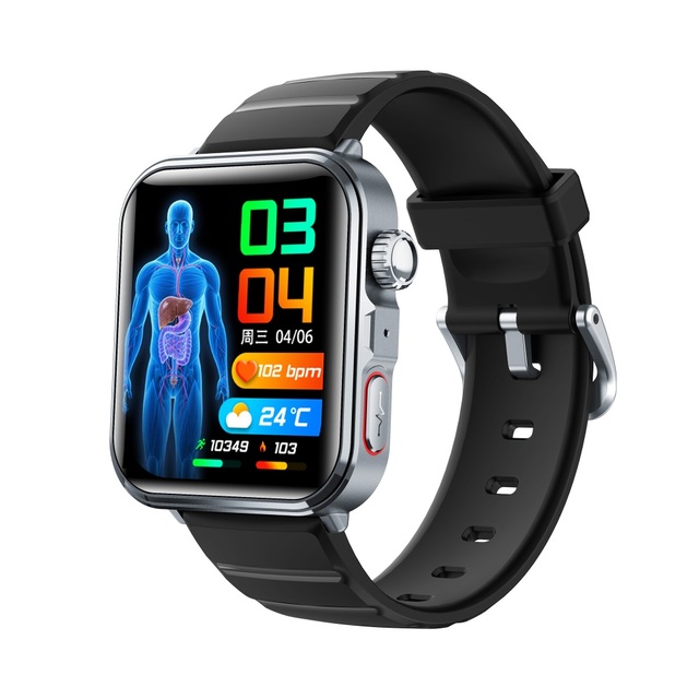 F330 ECG Smart Watch SOS Fall Detection Body Composition Analysis 1.9" HD Full Touch Screen Health Tracker for Men Women Unisex