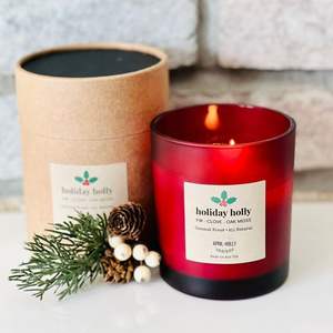 Emballage en tube de carton artisanal de qualité supérieure pour bougies avec emballage durable et personnalisation élégante - Product Image 1