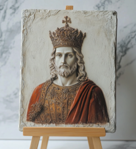 Chine usine vente religieux <span class=keywords><strong>parrain</strong></span> Arts résine artisanat bureau affichage Figure Statue intérieur décor à la maison - Product Image 4