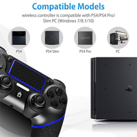 Nouveau Manette de Jeu Sans Fil Arcade Double Shock pour Console PS4, Joysticks de Contrôleur PS3/PS4