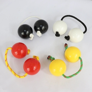 Balle de rythme africaine en gros, double shaker à cordes tressées pour la salle de musique - Product Image 6