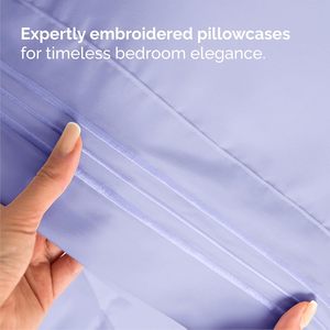 Draps souples pour <span class=keywords><strong>lit</strong></span> Queen Size 4 pièces hôtel luxe bébé lavande draps Queen facile d'entretien ensemble <span class=keywords><strong>de</strong></span> draps <span class=keywords><strong>de</strong></span> <span class=keywords><strong>lit</strong></span> en microfibre <span class=keywords><strong>de</strong></span> polyester - Product Image 6