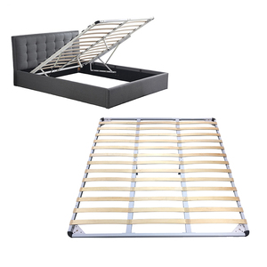 ชิ้นส่วนเฟอร์นิเจอร์ Wejoy โครงเตียงประกอบเองได้ เตียงไม้แบบเรียบง่ายพร้อมแผ่นไม้ระแนง - Product Image 2