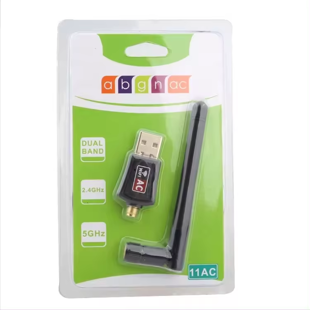 Dual Band 600Mbps RTL8811CU External 2db Antenna Mini PC Wifi Adapter Usb Wifi Dongle