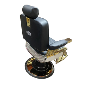 Chaise de barbier inclinable hydraulique robuste pour hommes chaise de salon de coiffure en cuir synthétique pour salon de coiffure et salon de beauté - Product Image 5