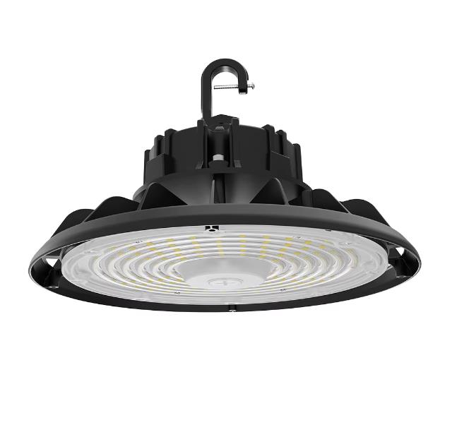 220 ~ 240 Vac/100-277 Vac Высокий люмен алюминиевый корпус Pc объектив складское освещение Светодиодная лампа Ufo High Bay Light с датчиком движения
