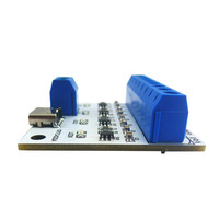 CRTC42QA 4CH TYPE-C USB 3.7V 4.2V Modul Pengisi Daya Baterai LiPo Polymer Li-Ion 42x40x4.5mm untuk ESP32 ESP8266 Raspberry Pi 4