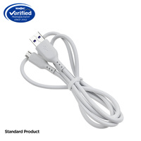 Nouveau câble de données de charge USB CCA USB2.0 Type a vers Micro USB mâle vers mâle de 1m