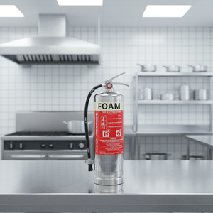 Extincteur à gaz portable en acier inoxydable de 6 kg, <span class=keywords><strong>vente</strong></span> directe d'usine ANSHUN, poudre sèche à base d'eau, classe A/B/E/K - Product Image 2