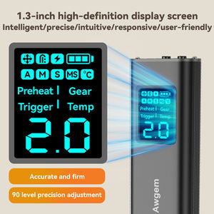 Awithz 휴대용 핸드헬드 배터리 스폿 용접기, 90단 기어 조절, 18650 배터리 철 및 스테인리스 스틸 용접용, 2M 니켈 포함 - Product Image 6