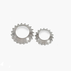 Rondelles de blocage coniques à dents externes en acier inoxydable DIN 6798V pour vis à tête fraisée - Product Image 2