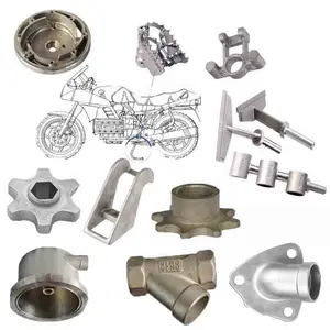 Precision Casting Spare Parts Shandong Manufacturer CNC Machining Part Customize Casting Precision Motorcycle Spare Parts