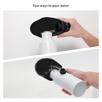 Distributeur d'eau portable en acier inoxydable PYD Life pour animaux de compagnie, bouteille d'eau pour chien, distributeur d'eau de voyage avec gobelet portable pour animaux de compagnie, personnalisé