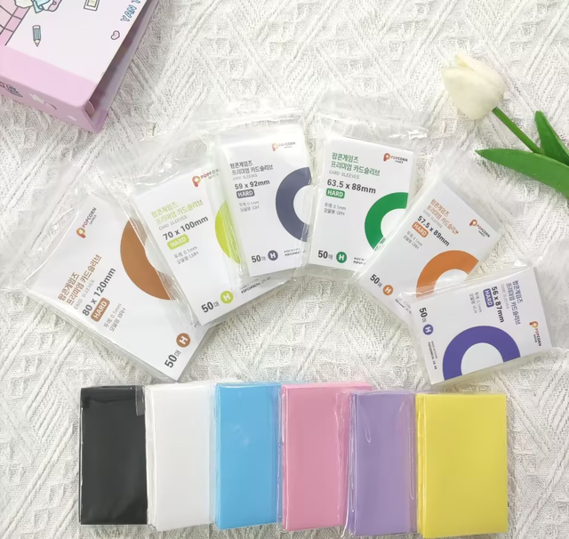 Anti-Oxidation Self-Sealing Kpop Photocard Sleeves High-Clarity Fingerprint-Proof Protective Covers
