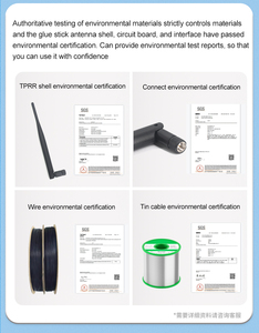 Antenne en caoutchouc Yunding à gain élevé 5dBi double bande 2,4 GHz/5,8 GHz omnidirectionnelle, amplificateur de signal WiFi, routeur WiFi - Product Image 4