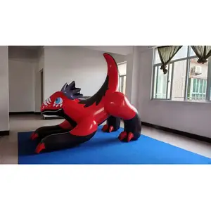 Qualidade venda quente PVC beile 2.5m longo dragão Aaron vermelho para o modelo