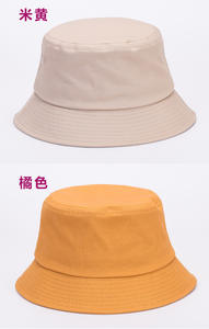 قبعة دلو مخصصة بشعار XP-Promos للأطفال، قبعة شاطئ أنيقة من القطن والبوليستر - Product Image 4