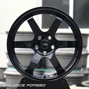 Rines de Aleación Forjados TE37 Saga SL en Negro Brillante/Mate para Honda FK8 S2000 GR86 BRZ <span class=keywords><strong>BMW</strong></span> <span class=keywords><strong>E46</strong></span> E92 F80 F82 <span class=keywords><strong>M3</strong></span> M4 Toyota Supra - Product Image 2