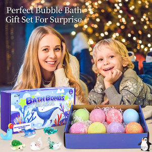 Etiqueta privada Ingrediente orgánico natural Burbuja Vegano Bolas coloridas SPA Bombas de baño de humedad hechas a mano - Product Image 5