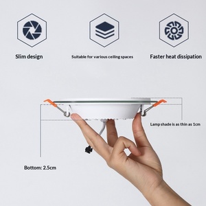 Faretto <span class=keywords><strong>LED</strong></span> da Incasso Ingelec, Luce da Soffitto per Soggiorno 3W, <span class=keywords><strong>Pannello</strong></span> Luminoso 5W7W9W12 - Product Image 2
