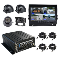 Enregistreur vidéo mobile pour véhicule SeemeTech 4CH MDVR AI ADAS BSD en option avec 4G WIFI GPS 2MP H.265 / H.264, enregistreur vidéo HDD pour flotte de camions