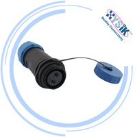 SP2110/P7 SP2113/S7 Zócalo de brida hembra 2 3 4 5 PIN SP21 Conector de cable impermeable IP68 Circular de plástico para pantalla LED