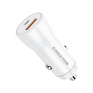 Mini chargeur de voiture USB rapide PD20W QC3.0 USB-A Type-C double port, adaptateur de prise de voiture à charge rapide pour iPhone <span class=keywords><strong>iPad</strong></span> Samsung - Product Image 2